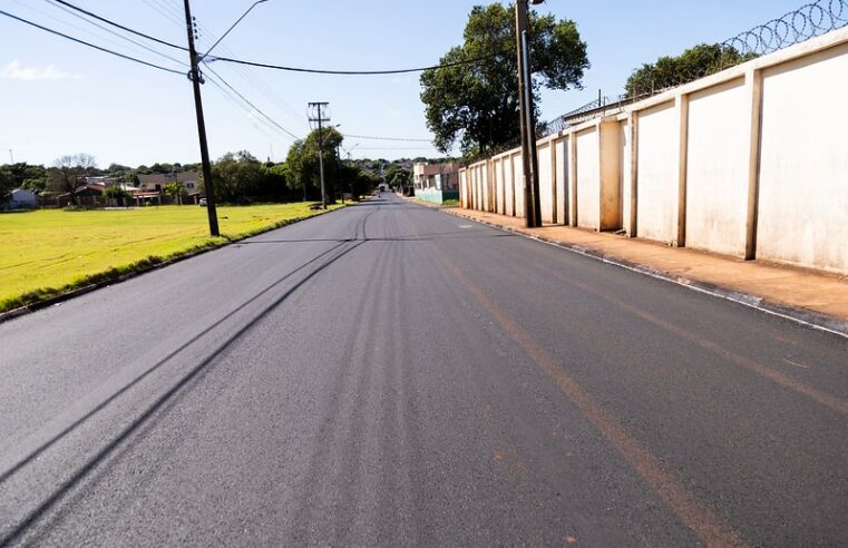 Prefeitura de Foz leva pavimentação ao Portal da Foz e à Avenida Araucária