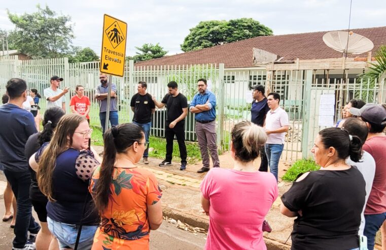 Vereadores visitaram escola Três Bandeiras e buscam soluções para continuidade de atividades escolares