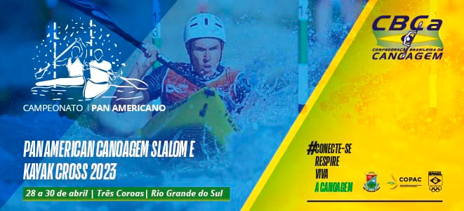 Campeonato Pan-Americano de Canoagem Slalom e Caiaque Cross será em abril na cidade de Três Coroas/RS