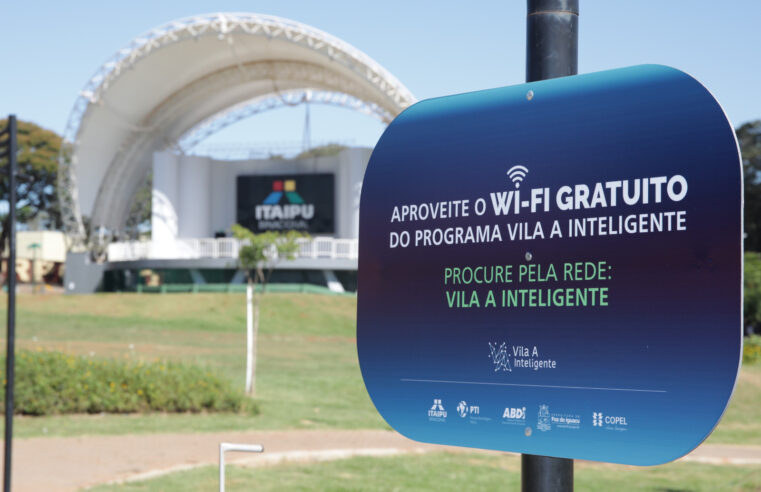 Itaipu PTI disponibilizam wi-fi gratuito em cinco prontos na Vila A