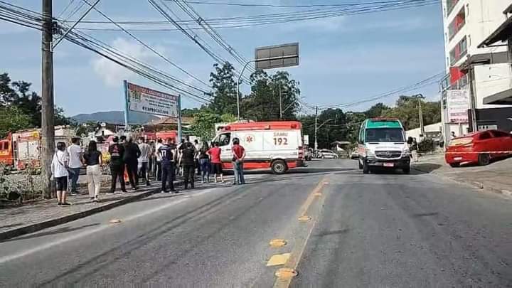 Creche  foi alvo de um ataque na manhã desta quarta-feira (5) em Blumenau SC