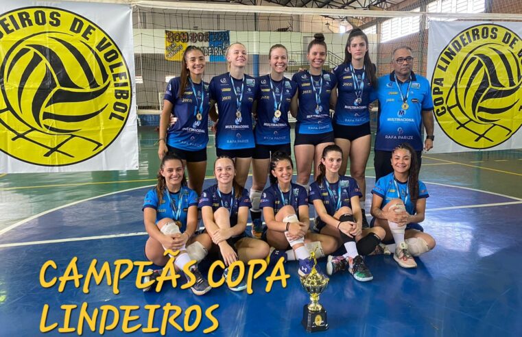 Equipe iguaçuenses de voleibol conquistam medalha de ouro na Copa Integração e Copa Lindeiros