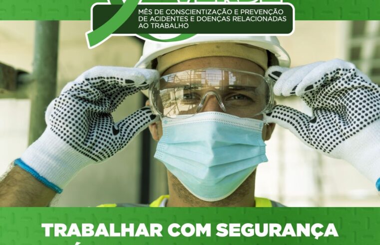 Notificações de acidentes de trabalho  profissionais de saúde estão  entre temas tratados no Abril Verde