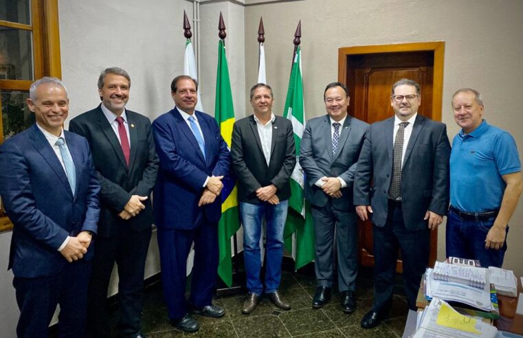 Prefeito Chico Brasileiro recebe visita do ministro do STJ , Luís Felipe Salomão