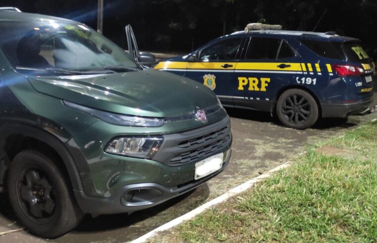 Polícia Rodoviária Federal recupera veículo roubado em Santa Terezinha de Itaipu