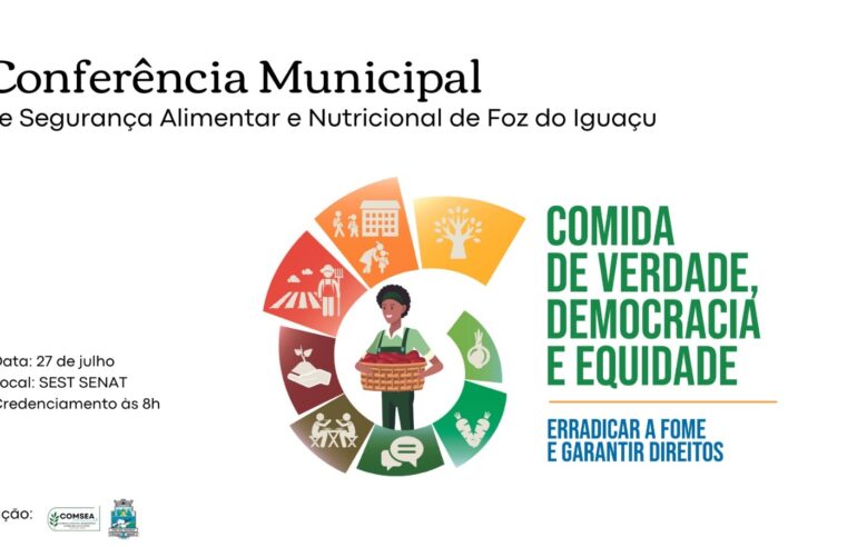 IV Conferência Mundial de Segurança Alimentar e Nutricional de Foz do Iguaçu será no dia 27 de julho