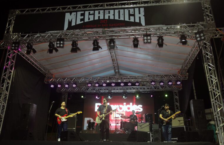 Primeiro dia de Megarock é sucesso de público:Quase cinco mil pessoas passaram pelo festival