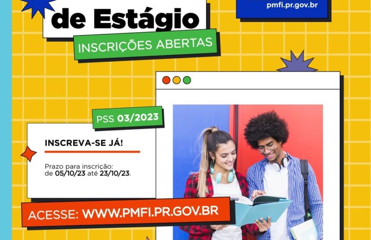 Inscrições para o Processo Seletivo de Estágio terminam na segunda-feira (23)