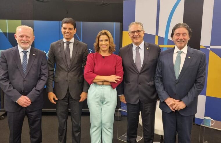 Vermelho propõe união e responsabilidade fiscal ao debater a LDO no programa “Expressão Nacional”