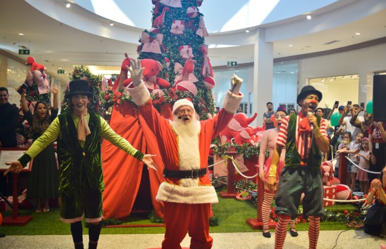 Chegada do Papai Noel no Catuaí Palladium acontece neste domingo (19