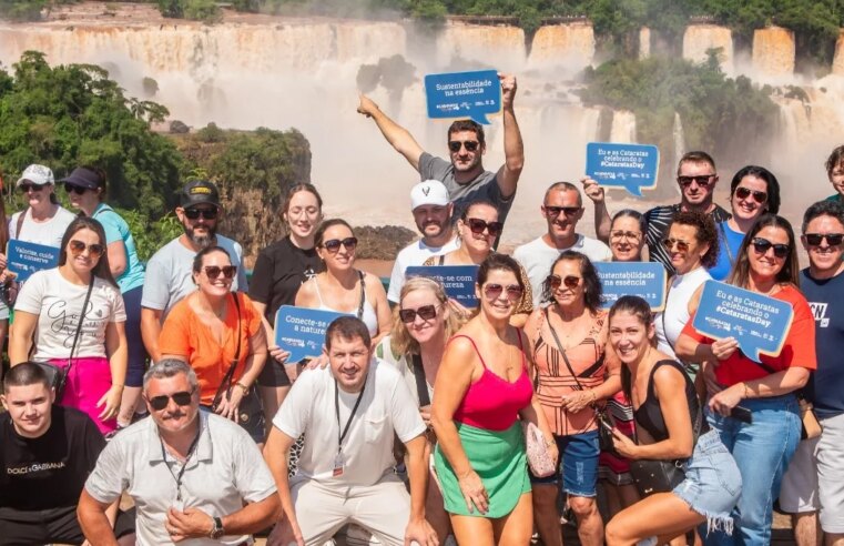 Visitantes de 41 países participaram do #CataratasDay