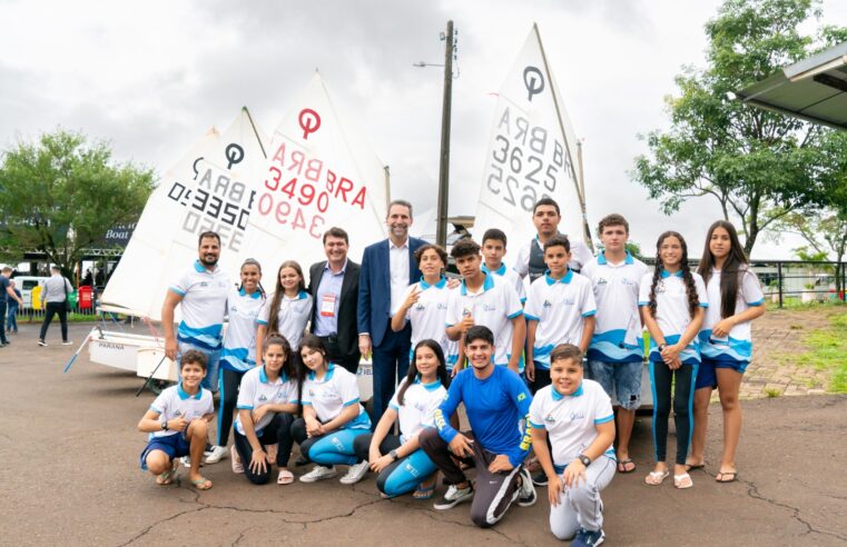 Itaipu e Icli vão aumentar de 120 para 240 o número de alunos do Velejar É Preciso