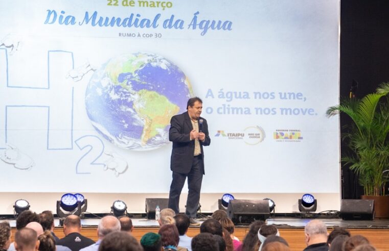 Mudanças globais começam por atitudes locais”, diz Paulo Nobre em palestra do Dia Mundial da Água