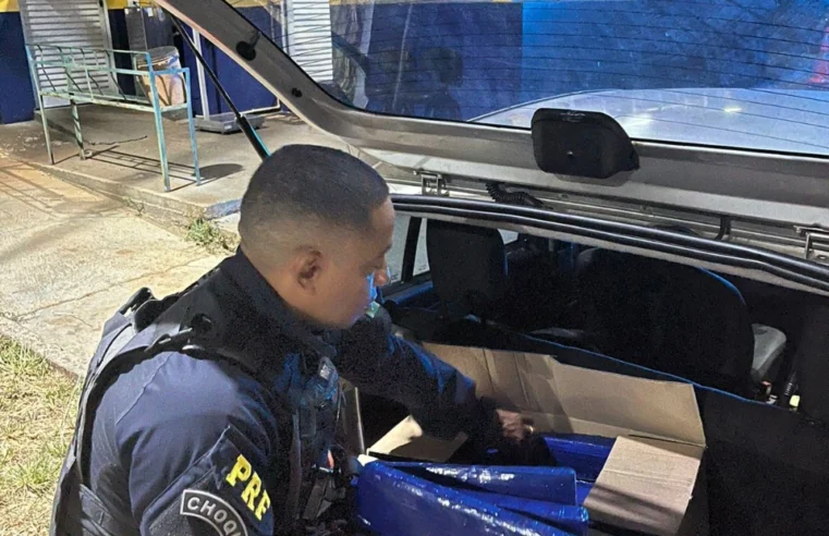 Em um só dia, PRF apreende 614 quilos de maconha, uma pistola, um carro roubado e 10 coletes em Santa Terezinha de Itaipu (PR)