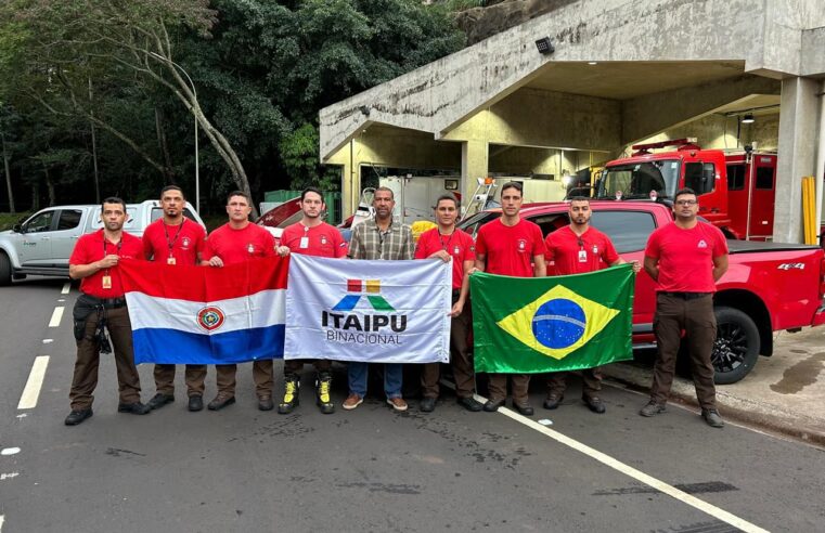 Equipes da Itaipu já partiram rumo ao RS