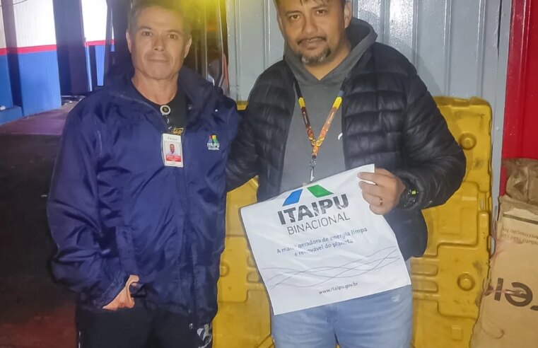 Caminhão com donativos de Itaipu, parceiros e comunidade chega ao RS