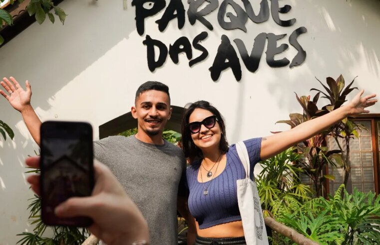 Parque das Aves abre suas portas para influencers em comemoração aos 110 anos de Foz do Iguaçu