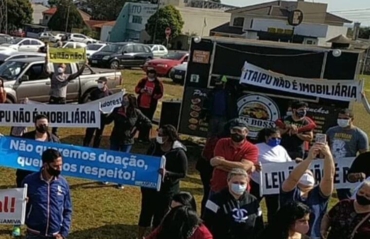 Moradores relembram Protesto: “Itaipu não é imobiliária!