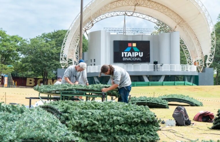 Itaipu transforma Gramadão em Vila Encantada de Natal