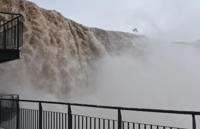 Cataratas do Iguaçu ultrapassa sete milhões de litros d’água por segundo nesta segunda-feira, 9 de dezembro