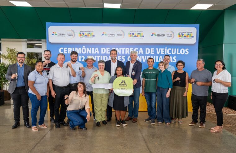 Itaipu repassa veículos seminovos para 12 associações do Paraná