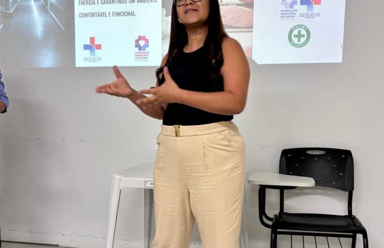 Hospital Municipal realiza treinamentos para reforçar consumo consciente de energia