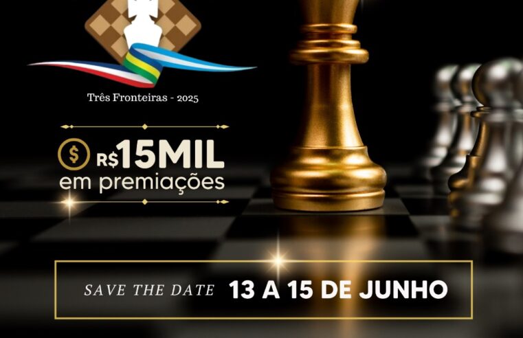 Foz do Iguaçu recebe IV Festival de Xadrez Três Fronteiras
