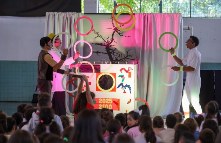 Itaipu e Itaipu Parquetec abrem agenda ambiental em escolas de Foz do Iguaçu