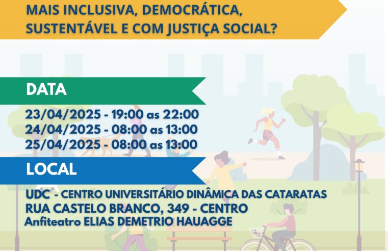 Foz promove Conferência da Cidade para debater políticas urbanas e eleger novo conselho