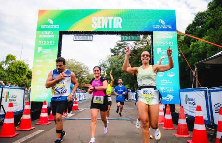 16.ª Meia Maratona das Cataratas reuniu milhares de corredores para uma imersão na natureza