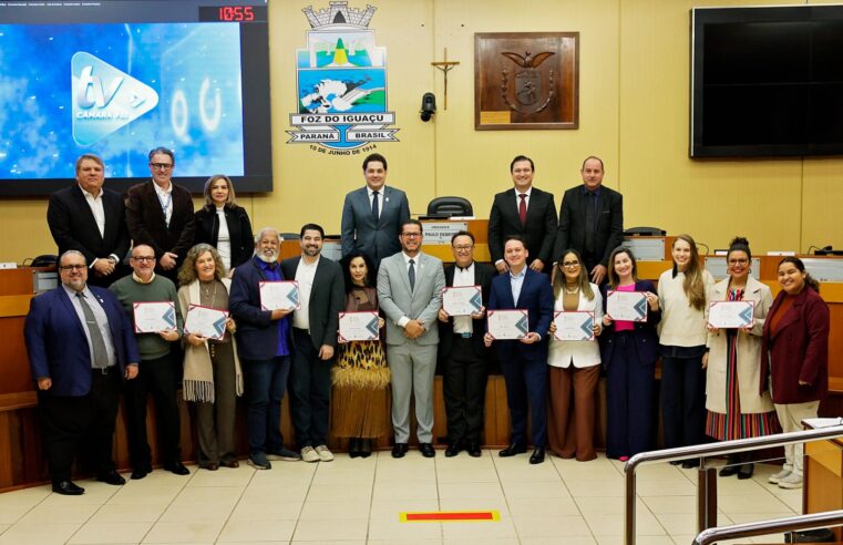 Legislativo de Foz homenageia profissionais da imprensa