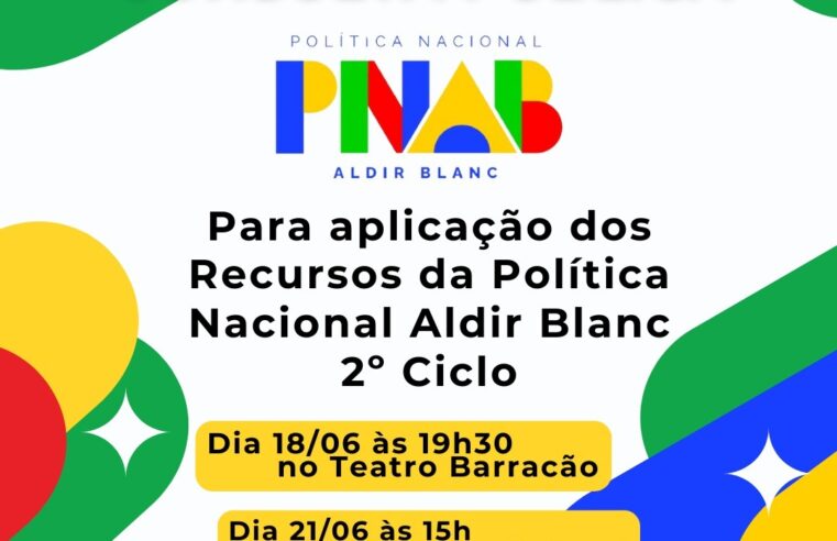 Foz do Iguaçu realiza escutas públicas da Política Nacional Aldir Blanc entre 18 e 21 de junho