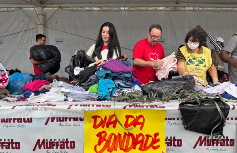 Foz do Iguaçu arrecada 20 mil peças no Dia da Bondade e reforça rede de proteção social
