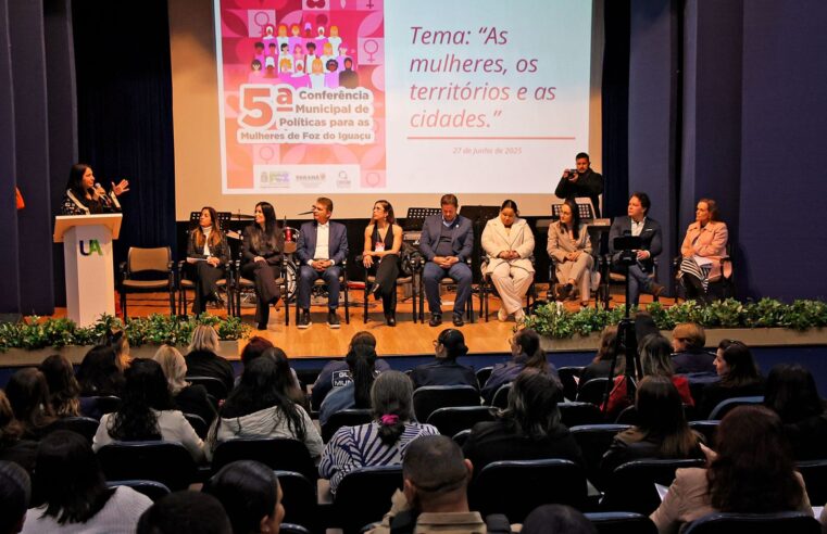 Câmara de Vereadores participa da 5ª Conferência de Políticas para Mulheres em Foz