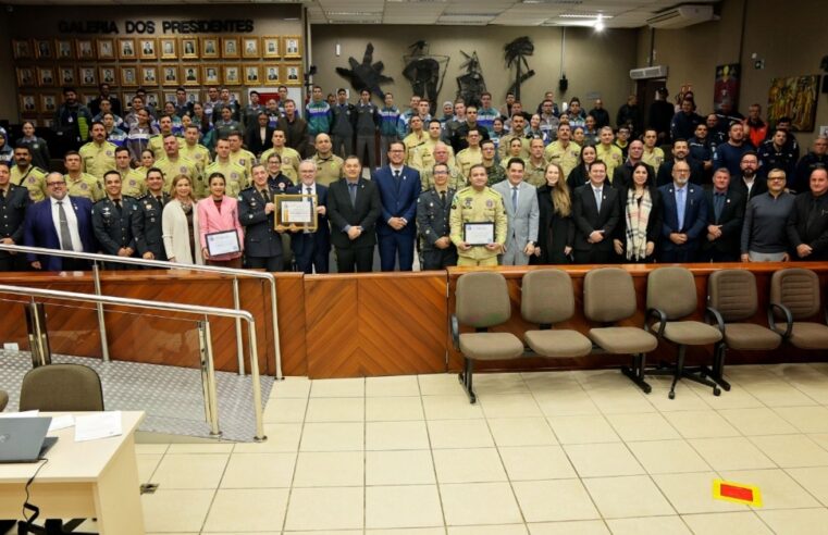 Legislativo presta Moção de Aplauso para o 9º Batalhão de Bombeiro Militar