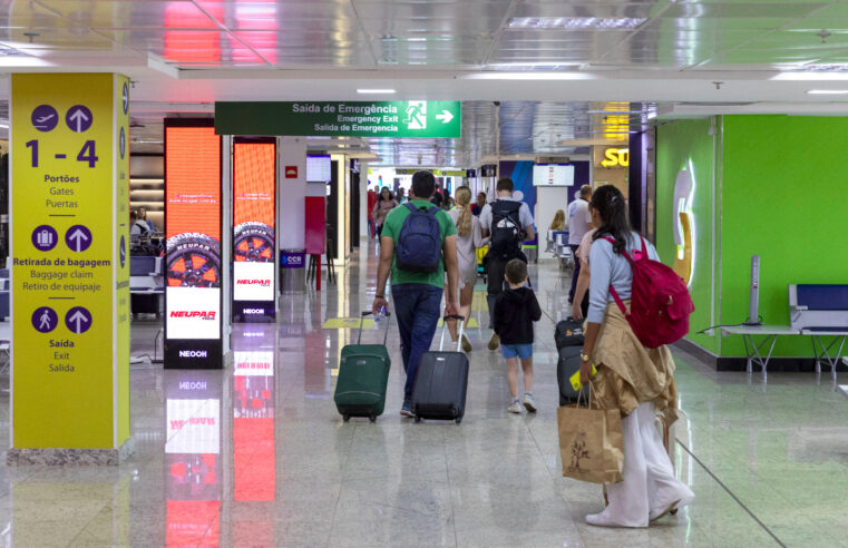 Aeroporto de Foz do Iguaçu espera mais de 175 mil passageiros durante férias de julho