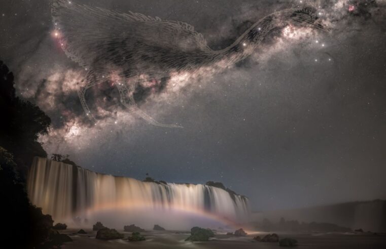 Céu das Cataratas: fotografia que retrata a cosmologia guarani é destaque mundial