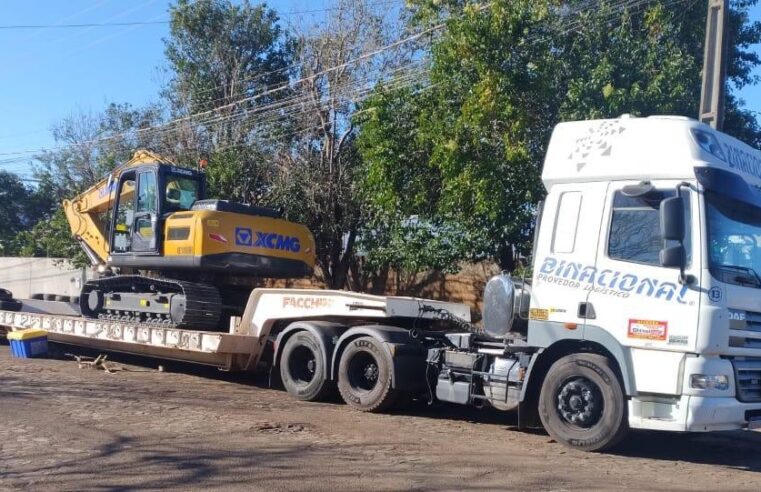 Máquinas e equipamentos já estão chegando para transformar as estradas rurais