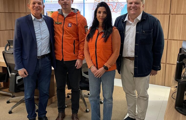 Parceria com o Governo do Estado viabiliza ações conjuntas para prevenção de desastres