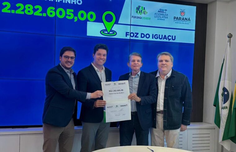 Deputado Matheus Vermelho garante recursos para dois novos campos em Foz do Iguaçu