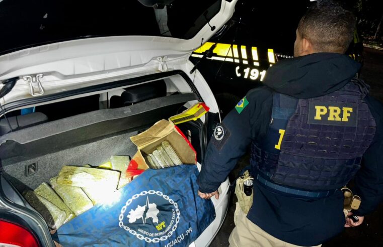 Menor é contratado para assumir posse de droga durante abordagem da PRF na BR-277, no Paraná