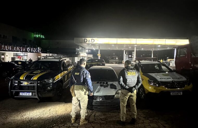 PRF apreende duas pistolas 9mm durante abordagem na BR-277, em Matelândia (PR)