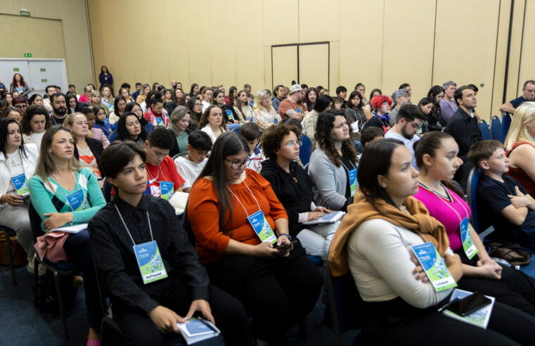 Em conferência infantojuvenil, diretor da Itaipu destaca a importância do diálogo ambiental