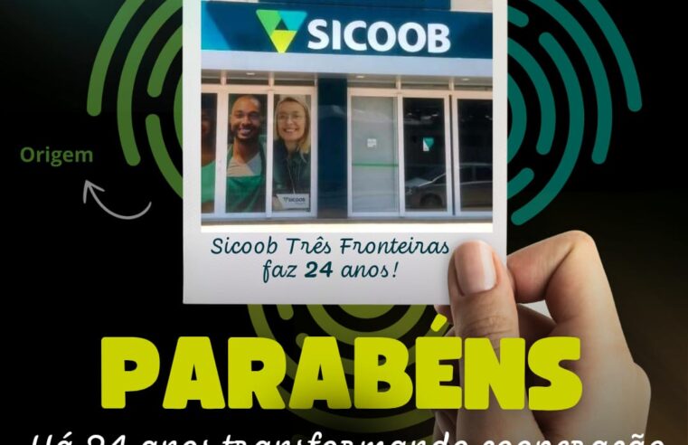 Sicoob Três Fronteiras completa 24 anos com crescimento e impacto social