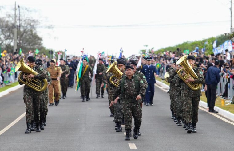 Desfile de 7 de setembro em Foz do Iguaçu será na Avenida Paraná, a partir das 9h
