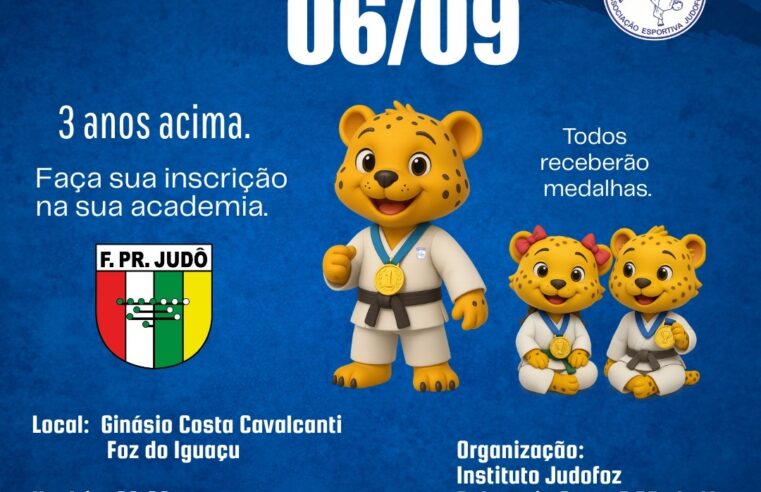 Torneio Regional Oeste de Judô reunirá mais de 900 atletas em Foz do Iguaçu
