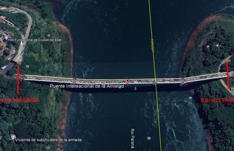 EPR Iguaçu programa interdições para execução de reparos na Ponte da Amizade