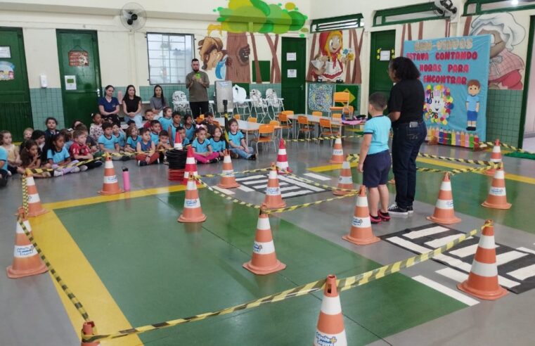 Foztrans intensifica conscientização às crianças durante a Semana Nacional do Trânsito
