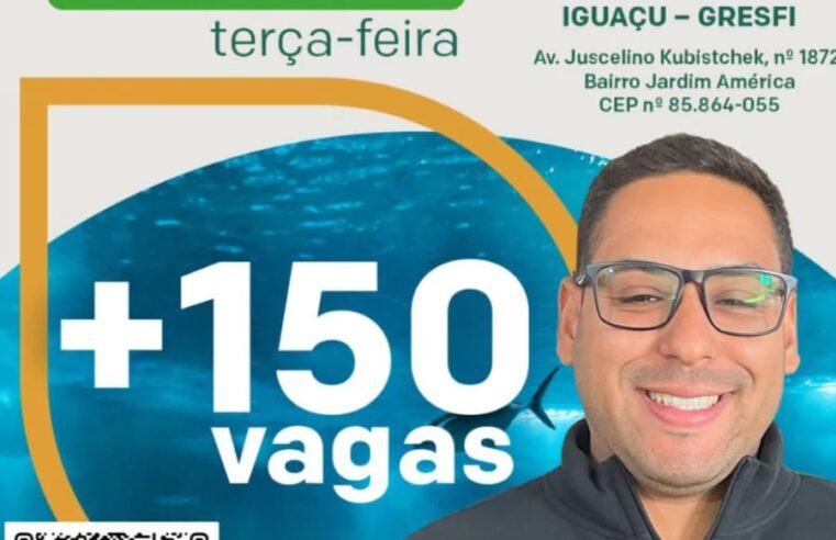 AquaFoz realiza Feirão de Vagas com mais de 150 oportunidades de emprego em Foz do Iguaçu