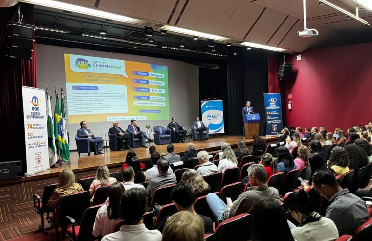 Foz recebe Fórum de Controle Social promovido pelo TCE-PR